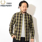 tbhy[ Vc  FRED PERRY Y `FbN {(F4501 Check L/S Shirt JAPAN LIMITED JWAVc gbvX)